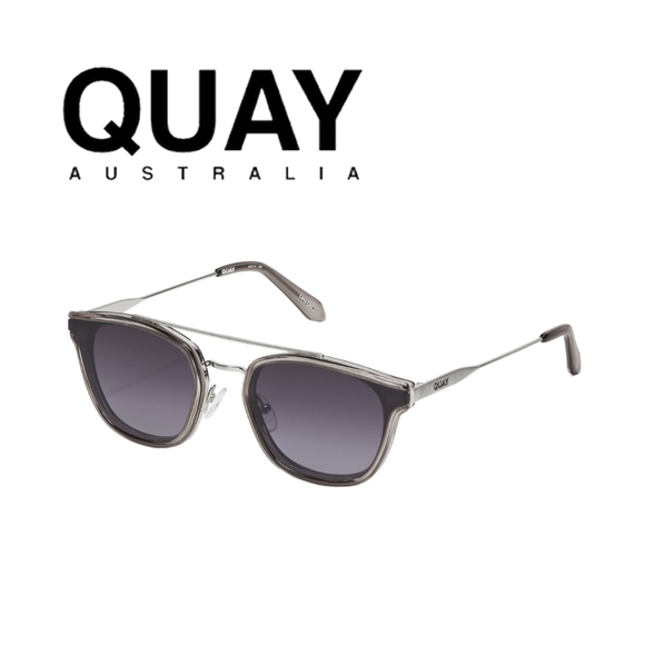 QUAY AUSTRALIA- Getaway Sunglasses- Gray, Smoke - Picture 2 of 6